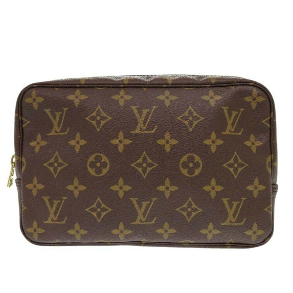 LOUIS VUITTON Authentic Brown Monogram Pouch - Picture 1 of 9